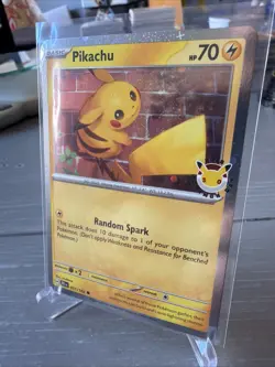 Pikachu 051/162 Pokemon Day 2026 Stamp Cosmos Holo Promo Temporal Forces English - Image 3