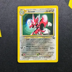 Pokemon Scizor BLACK STAR 33 - WOTC PROMO - League 2001 - Image 1