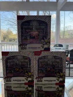 Pokemon TCG: Scarlet & Violet 151 Alakazam ex Collection Box Sealed LOT of 3! - Image 2