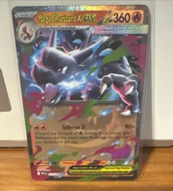2025 Pokemon Phantasmal Flames Mega Charizard X ex Double Rare #013/094 NM/M - Image 1