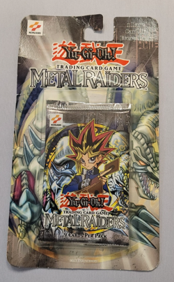 Yu-gi-oh Metal Raiders 1ST Edition Blister Booster Pack (2002) Factory Sealed - Image 1