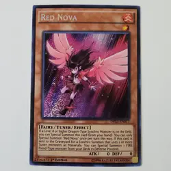 Red Nova - DRL3-EN017 - LP - Secret Rare - 1st ed - Yugioh - Image 1