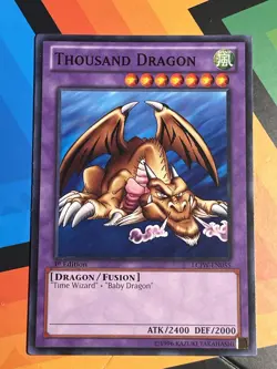 Thousand Dragon LCJW-EN055 1st Edition Yu-Gi-Oh NM x1 - Image 1