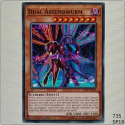 Dual Assembwurm - SP18-EN012 - Common 1st Edition Yugioh - Image 1