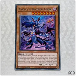 Diabolica the Draconique General - DUNE-EN096 - Common 1st Edition Yugioh - Image 1