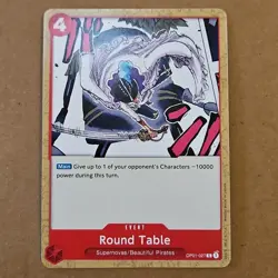 One Piece Round Table (OP01-027/284) OP01 Romance Dawn NM TCG CCG - Image 1