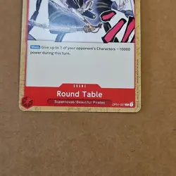 One Piece Round Table (OP01-027/284) OP01 Romance Dawn NM TCG CCG - Image 3