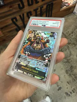 2024 ONE PIECE OP09-EMPERORS IN THE NEW WORLD #093 MARSHALL D. TEACH PSA 10 - Image 3