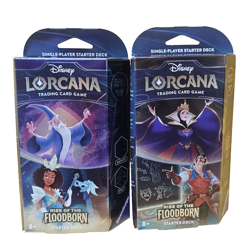 Disney Lorcana Rise of the Floodborn Starter Deck Set of 2 New Sealed - Image 1