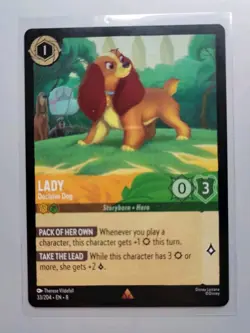 Disney Lorcana TCG - Reign Of Jafar: Lady (033/204) - Rare - Near Mint - Image 1