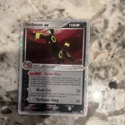 Pokemon TCG Umbreon ex 110HP & Dragonite 130HP Holo Cards Lot (2005, English) - Image 2