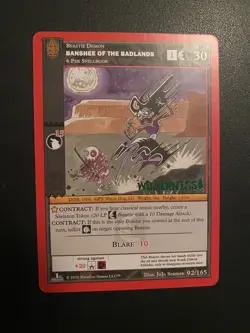 Metazoo Wilderness Spoiler Stamp - Banshee Of The Badlands Non Holo Card 92/165 - Image 1