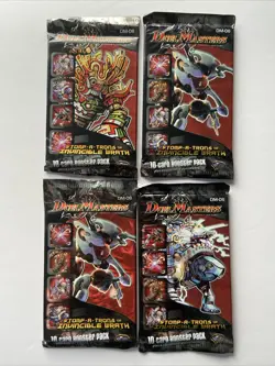 DUEL MASTERS STOMP-A-Trons OF INVICIBLE WRA CARD GAME Sealed BOOSTER PACKS DM-06 - Image 1