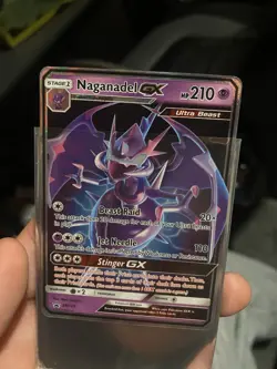 Pokemon Naganadel GX SM125 SM Promo Ultra Beast Holo 210HP Card - Image 1