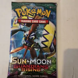 Pokemon Sun & Moon Guardians Rising Booster Pack 10 Cards English Tapu Koko - Image 1
