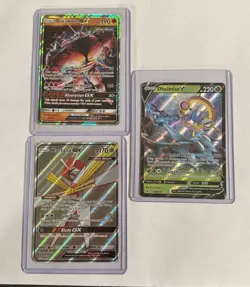 Lot Of 3 Pokemon TCG Basic Holo Cards: Buzzwale * Kartana * Dhelmise - Image 1