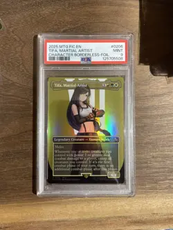 Tifa Martial Artist Borderless Foil Card M0206 MTG Final Fantasy Psa 9 - Image 1