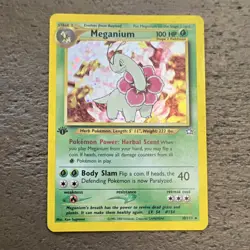 Pokemon Meganium Neo Genesis 10/111 Holo Rare 100 HP Stage 2 Nintendo Card - Image 1