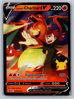SWSH: Sword & Shield Promo Cards #SWSH133 Lance's Charizard V - Image 1