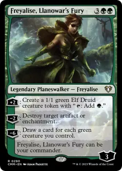Freyalise, Llanowar's Fury MTG NM Commander Masters Regular NON-FOIL - Image 1