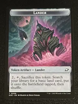 MTG Edge of Eternities Drone/Lander Double-Sided Token 0003/0006 NM - Image 2
