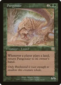 2x Pangosaur Mercadian Masques LP MTG - Image 1