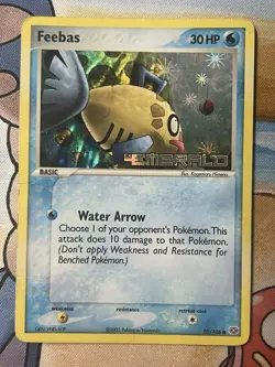Pokemon TCG - Feebas EX Emerald 50/106 STAMPED Reverse Holo Common - Image 1