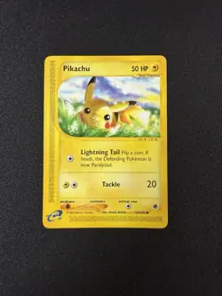 Pikachu 124/165 Expedition Base Set Pokemon - Image 1
