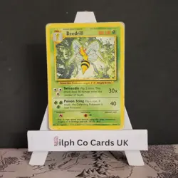 Beedrill 17/102 Base Set Pokemon Card WOTC - Image 1