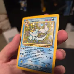 Pokemon Vaporeon Holo Rare Jungle 12/64 EN 1999 WOTC - Image 4