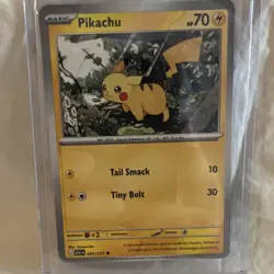 Pokemon TCG Pikachu 055/217 Basic Electric 70 HP 10 30 ASC Card - Image 1