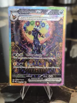 2025 Umbreon ex Pokemon Scarlet & Violet Prismatic Evolutions #161/131 - Image 1