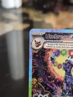 2025 Umbreon ex Pokemon Scarlet & Violet Prismatic Evolutions #161/131 - Image 4