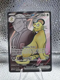 Team Rocket’s Persian 219/182 - Full Art Ultra Rare - Pokemon Destined Rivals NM - Image 1