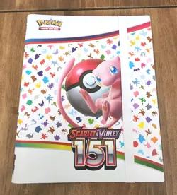 Binder Album Pokemon 151 - Pokemon 151 Ultrapro - MEW album clean 9 pockets - Image 1