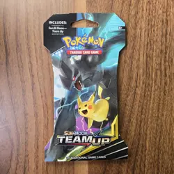 Pokemon Sun & Moon: Team Up Sleeved Booster Pack Factory Sealed - Image 1