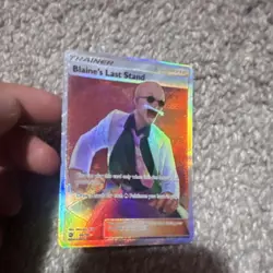 Pokemon Blaine's Last Stand Full Art Holo Dragon Majesty 69/70 - Image 1