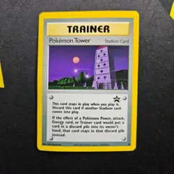Pokemon Tower BLACK STAR 42 - WOTC PROMO - League 2002 - Image 1