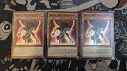 Yugioh! 3x Masked HERO Dusk Crow MZMU-EN014 Super Rare 1st Ed NM - Image 1