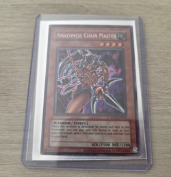 Yu-Gi-Oh! 2024 Amazoness Chain Master RP01-EN097 Reprint Secret Rare NM - Image 1