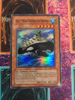 Yu-Gi-Oh! Orca Mega-Fortress of Darkness IOC-084 Unlimited Super Rare NM - Image 1