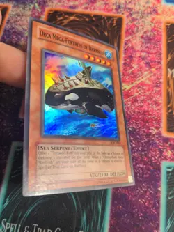 Yu-Gi-Oh! Orca Mega-Fortress of Darkness IOC-084 Unlimited Super Rare NM - Image 2