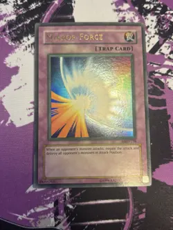 Yugioh Mirror Force MRD-138 Ultra Rare Unlimited NM LIGHT FADE OG PRINT - Image 1