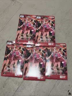 ONE PIECE Heroines EB-03 Sleeved Booster pack English (Lot of 5) - Image 1