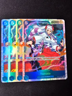 4x OP13-054 Yamato SR Playset -One Piece TCG- Carrying On His Will Eng - Image 1