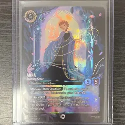 Lorcana Anna-Soothing Sister Floodborn Character 217/204 Foil Disney Lorcana TCG - Image 1