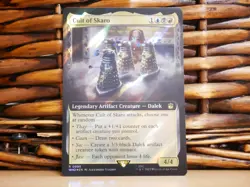 MTG Cult of Skaro 0995 SURGE FOIL EXT ART | NM Near Mint | WHO | 2023 - Image 1