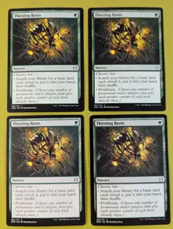 Thirsting Roots x4 Phyrexia: All Will Be One 4x Magic the Gathering MTG - Image 1