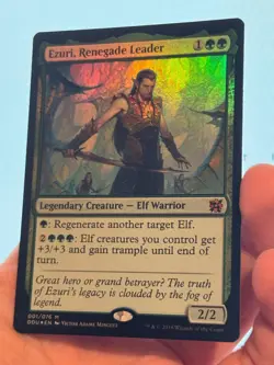 1X FOIL Ezuri, Renegade Leader NM MTG Magic DDU Duel Deck Elf Commander EDH - Image 1