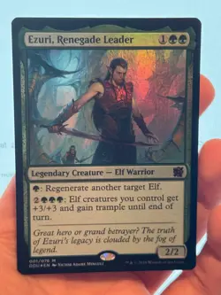 1X FOIL Ezuri, Renegade Leader NM MTG Magic DDU Duel Deck Elf Commander EDH - Image 2
